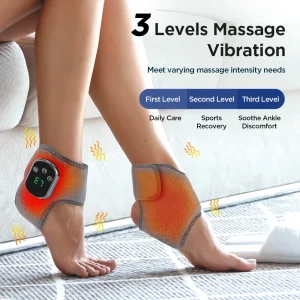 Electric Foot Heat Massager Hot Compresses Vibration and Ankle Joint Hot Compress Protection
