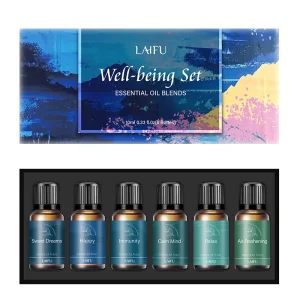 Customized water-soluble aromatherapy essential oil set for humidifiers, diffusers, candle making, soap scents