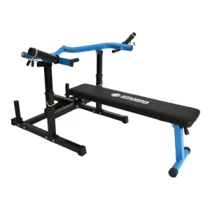 Strength Training Machine for Chest Press and Leg Extension Curl Adjustable Steel frame