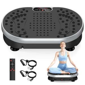 Vibration Plate Exercise Machine Speed Levels 9 Preset Programs