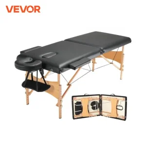 VEVOR Portable Massage Table Folding Lightweight Adjustable Salon Tattoo Bed